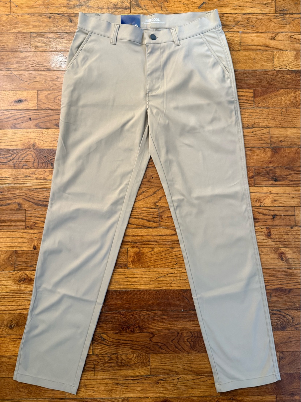 32 Degrees Cool Khaki Twill Tech Stretch Chino Regular Fit - Men’s 32 x 32 - NWT